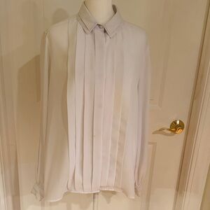 Vintage 1980's Sheridan Square Pleated Front Blouse
